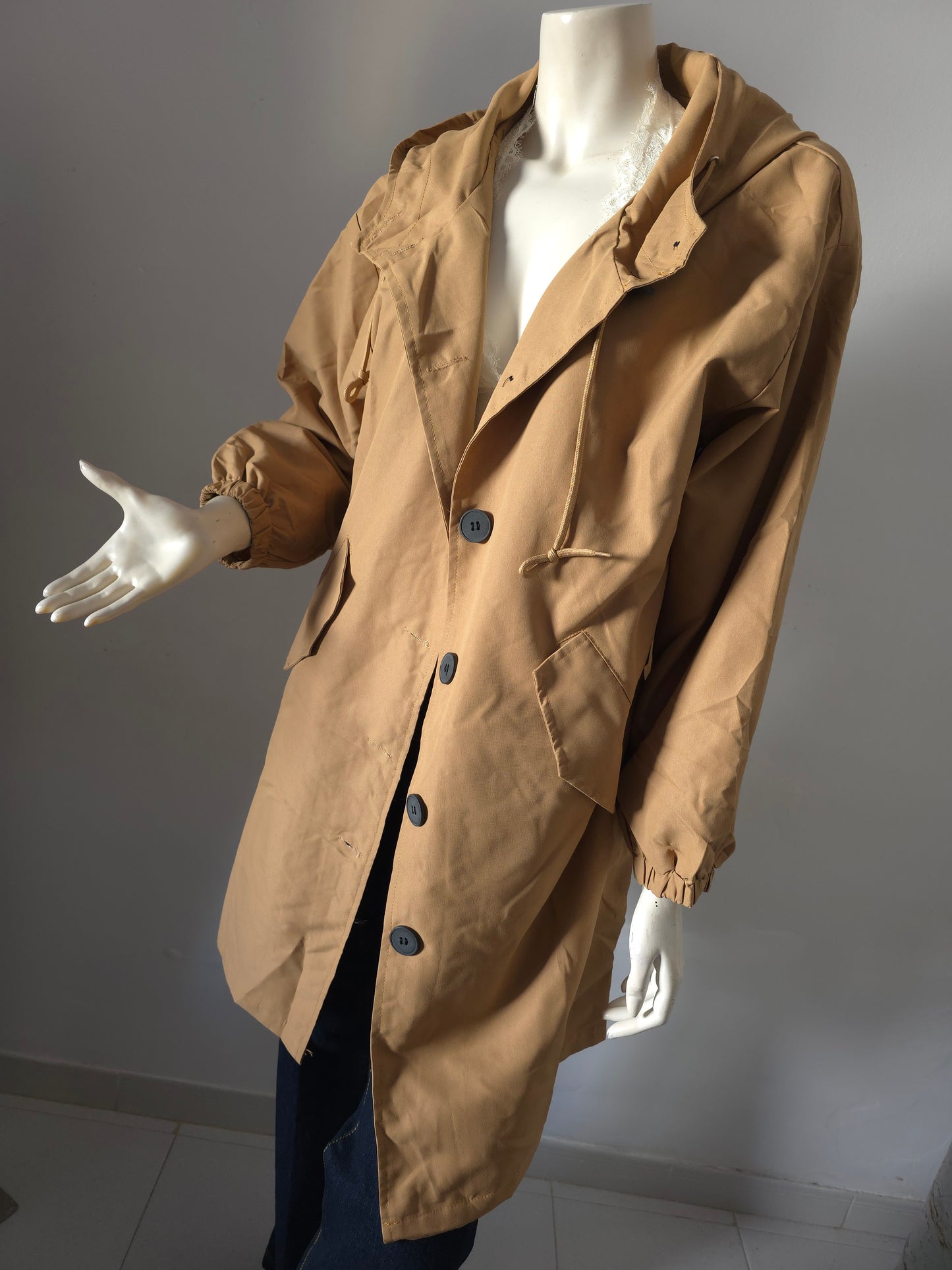 Parka camel ligera Uno+Uno