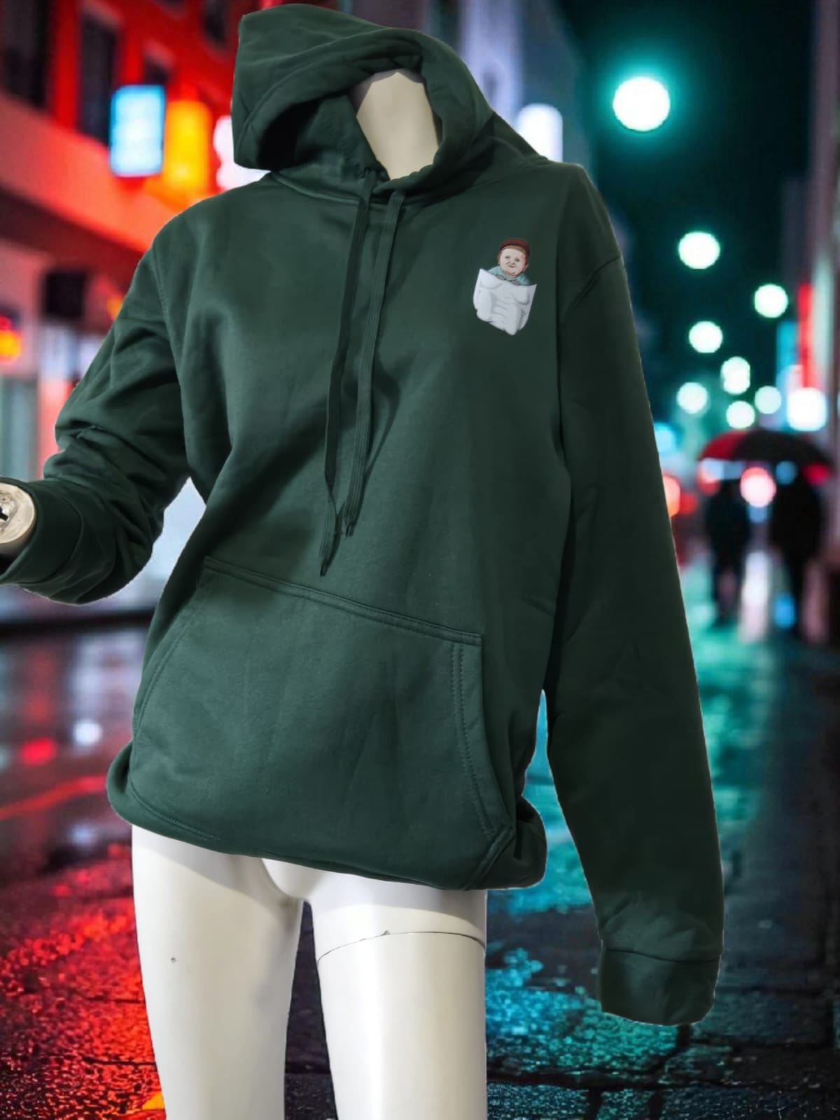 Sudadera verde