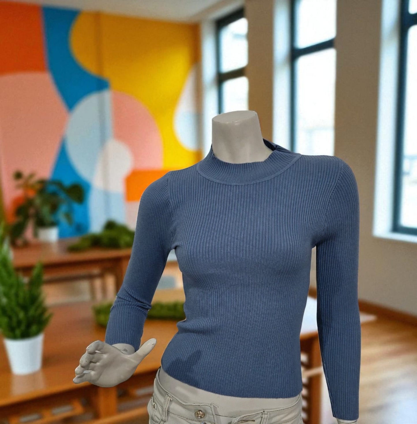 Suéter de manga larga