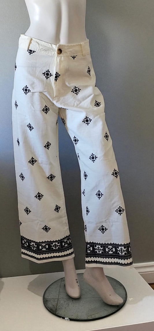 Pantalón chica Étnico bordado