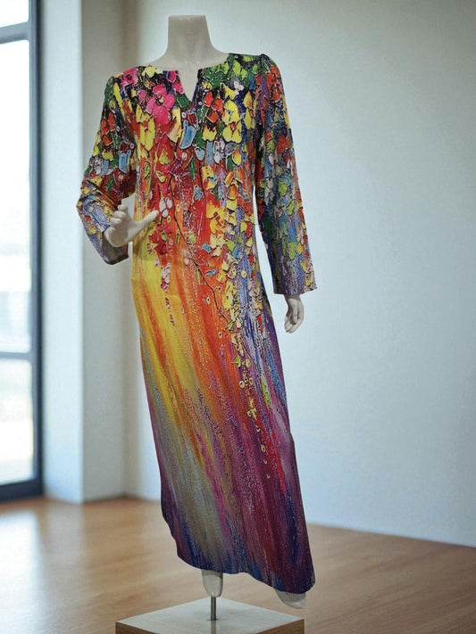 Vestido multicolor