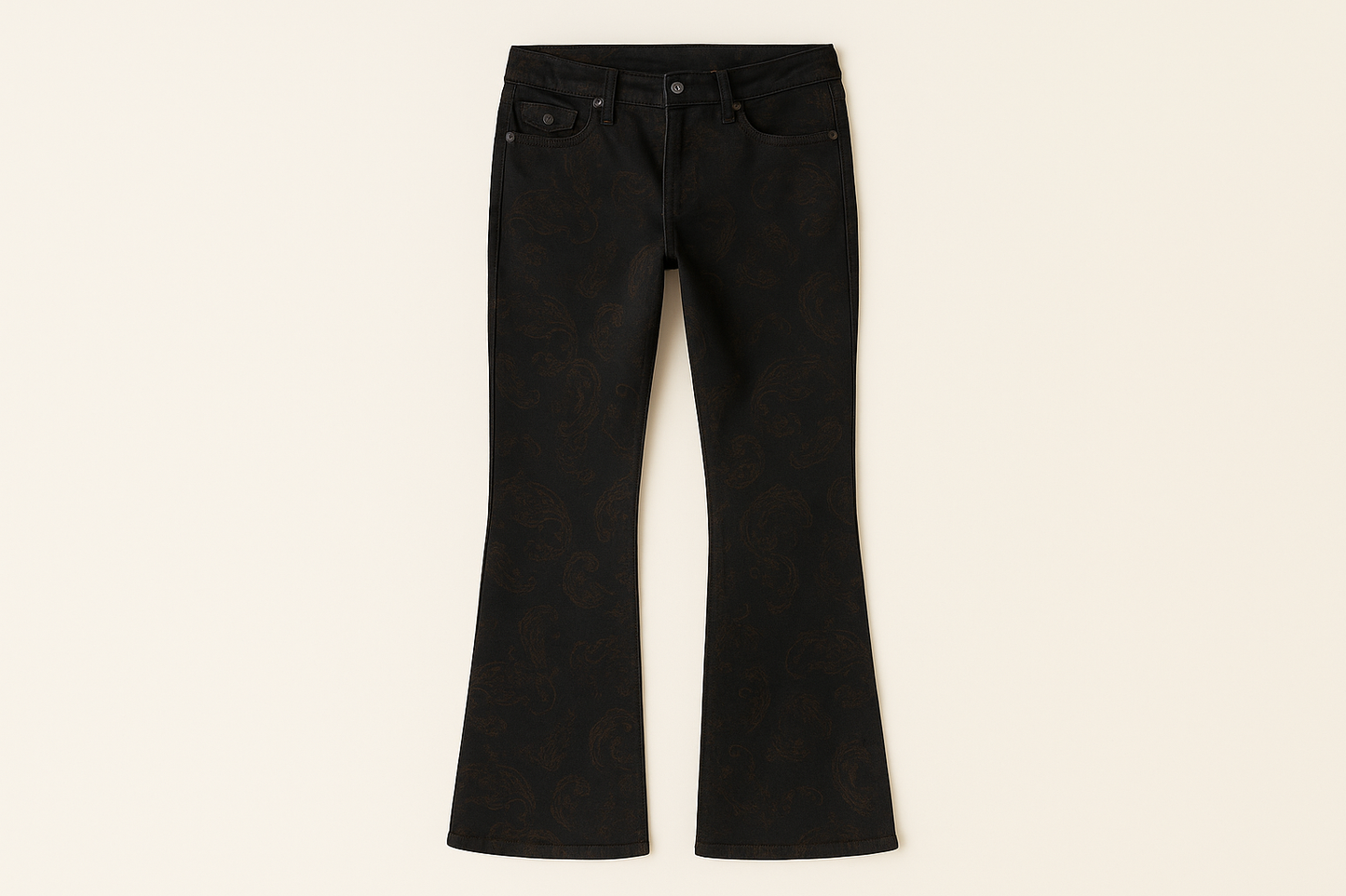 Pantalón  Chic  acampanado estampado