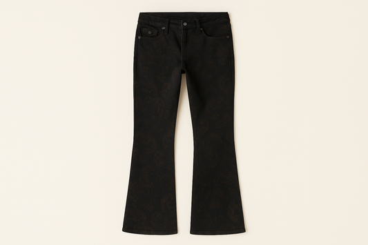Pantalón  Chic  acampanado estampado